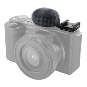 SmallRig 3526 Cold Shoe Adapter med windshield Kit Till Sony ZV-E10 & ZV-1