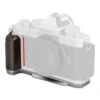 SmallRig 5707 L-Shaped Mount Plate med Trähandtag Till Nikon Z f Silver