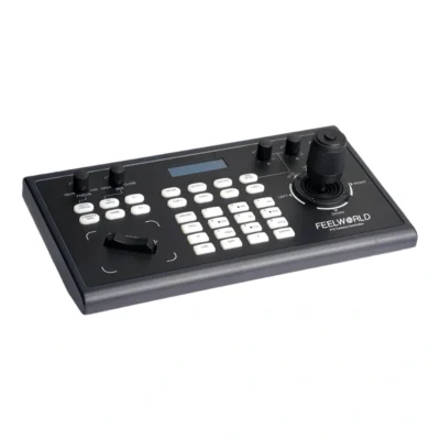 Feelworld KBC10 PTZ Camera Controller with Joystick and Keyboard Control LCD Display PoE Supported