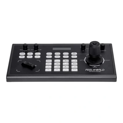 Feelworld KBC10 PTZ Camera Controller with Joystick and Keyboard Control LCD Display PoE Supported