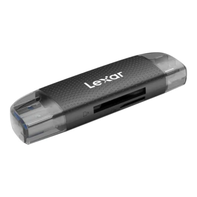 Lexar Cardreader Dual Slot USB-A/C (LRW310X) Supports microSD and SD cards (USB 3.1)