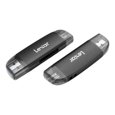 Lexar Cardreader Dual Slot USB-A/C (LRW310X) Supports microSD and SD cards (USB 3.1)