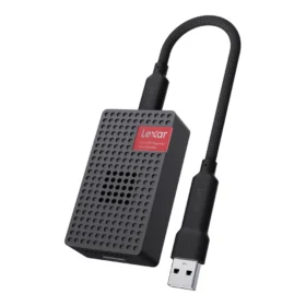 Lexar Cardreader microSDXC Express, compatib w./microSD UHS-I, R900MB/s w./built-in fan (USB3