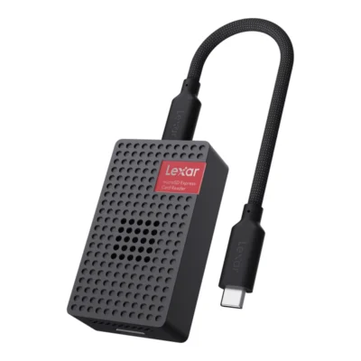 Lexar Cardreader microSDXC Express, compatib w./microSD UHS-I, R900MB/s w./built-in fan (USB3