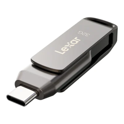 Lexar Jumpdrive D400 Dual Type-C and Type-A Flash Drive (USB 3.1)