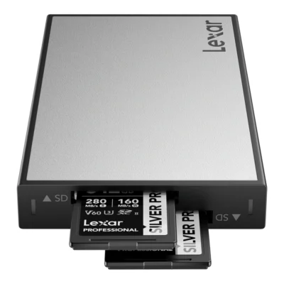 Lexar Professional Workflow USB 3.2 Gen2 Reader, UHS-II, support Dual slot SD