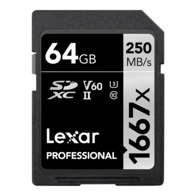 Lexar SDXC Pro Gold 1667X UHS-II U3 V60