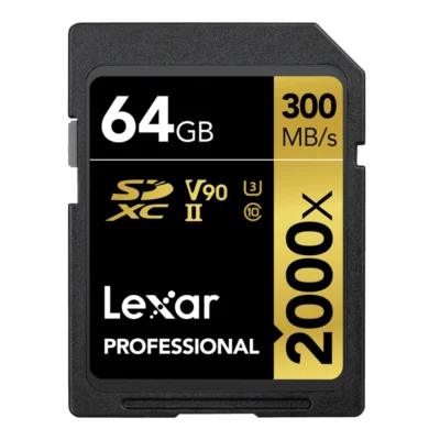 Lexar SDXC Pro Gold 2000X UHS-II U3 V90