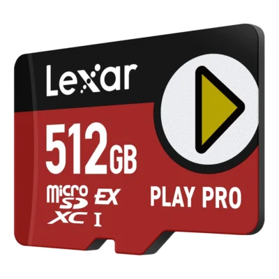 Lexar microSDXC Express PLAY Pro Express 7.1, R900/W600 C10 U3 UHS-I (V30) - 512 GB