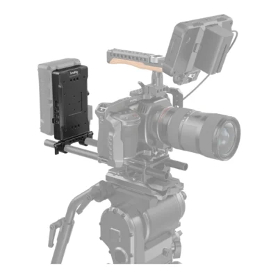 SmallRig 3203 Advanced V-Mount Battery Mount Plate with Dual 15mm Rod Clamp