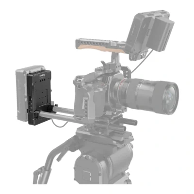 SmallRig 3203 Advanced V-Mount Battery Mount Plate with Dual 15mm Rod Clamp
