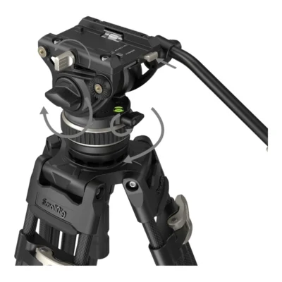 SmallRig 3989 Heavy-Duty Carbon Fiber Video Tripod Kit FreeBlazer AD-100