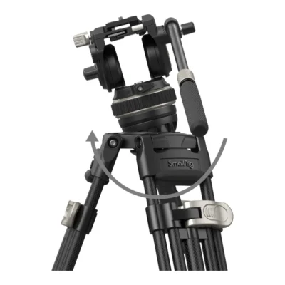 SmallRig 3989 Heavy-Duty Carbon Fiber Video Tripod Kit FreeBlazer AD-100
