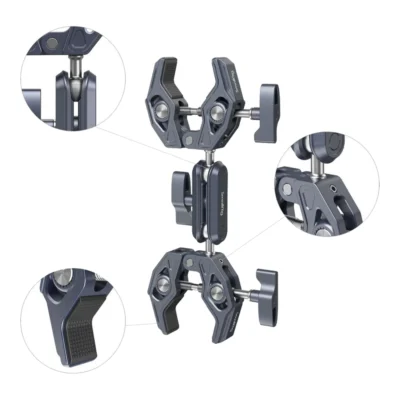 SmallRig 4103 Super Clamp with Double Crab-shaped Clamps
