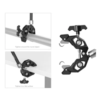SmallRig 4454 Crab-Shaped Super Clamp Kit with Magic Arm