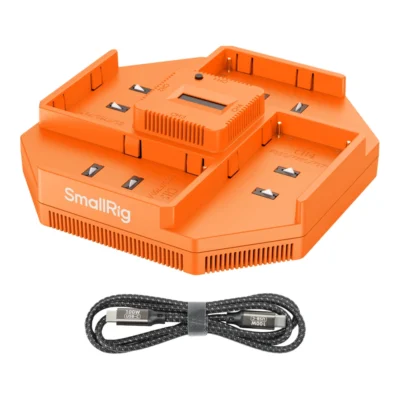 SmallRig 4837 NP-F 4-Channel Camera Battery Charger