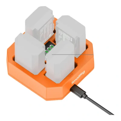 SmallRig 4839 NP-FZ100 4-Channel Camera Battery Charger