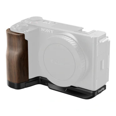 SmallRig 4864 L-Shape Mount Plate med Trähandtag Till Sony ZV-E10 II