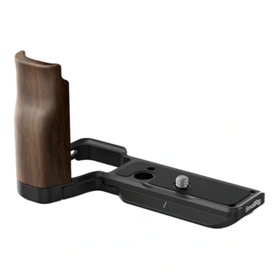 SmallRig 4864 L-Shape Mount Plate with Wooden Handle for Sony ZV-E10 II