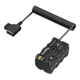 SmallRig 4884 D-Tap to Dual-Sided NP-F Dummy Batteri Power Cable