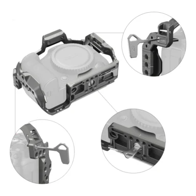 SmallRig 4977 HawkLock Quick Release Cage for Canon EOS R5 Mark II