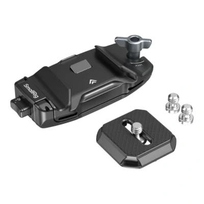 SmallRig 5053 Camera Clip with Quick Release Mount Plate Kit