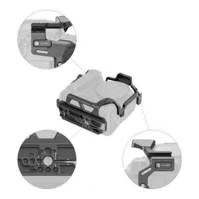 SmallRig 5092 Cage for Canon EOS R5 Mark II with Cooling Fan CF-R20EP