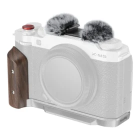 SmallRig L-Shape Mount Plate with Wooden Handle for Fujifilm X-M5