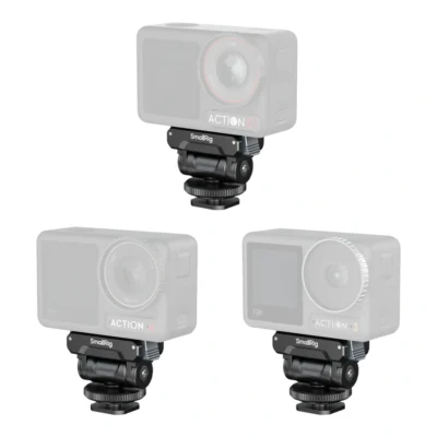 SmallRig 5436 Quick Release Support for DJI Osmo360 / Action 5 Pro / 4 / 3 with Cold Shoe Adapter