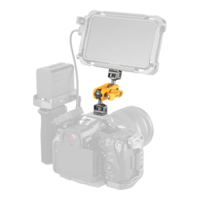 SmallRig 5522 Magic Arm Support with Dual Ball Heads 1/4”-20 Screws（BumbleBee Edition）