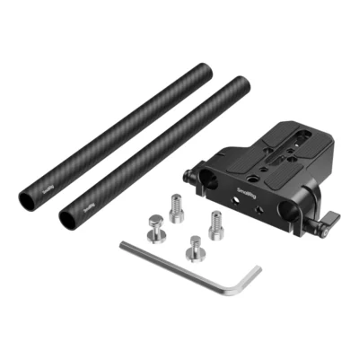 SmallRig 5609 Bottom Mount Plate with Dual 15mm Rod Clamp