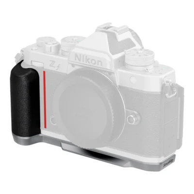 SmallRig 5706 L-Shaped Mount Plate med Silicone Handtag Till Nikon Z f Silver