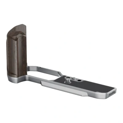 SmallRig 5707 L-Shaped Mount Plate with Wooden Handle for Nikon Z f Silver