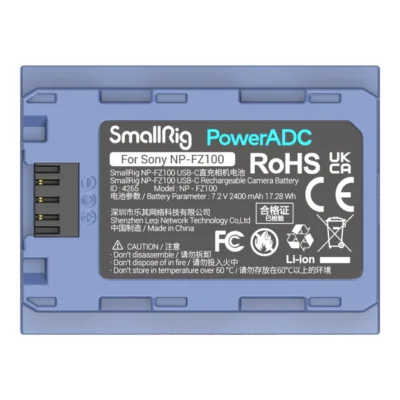 SmallRig Camera Battery USB-C NP-FZ100