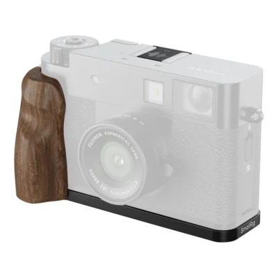 SmallRig L-Shaped Mount Plate with Wooden Handle for Fujifilm X half - Black