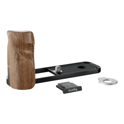 SmallRig L-Shaped Mount Plate with Wooden Handle for Fujifilm X half - Black