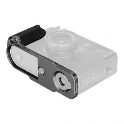 SmallRig L-Shaped Mount Plate with Silicone Handle for Fujifilm X half - Charcoal Silver