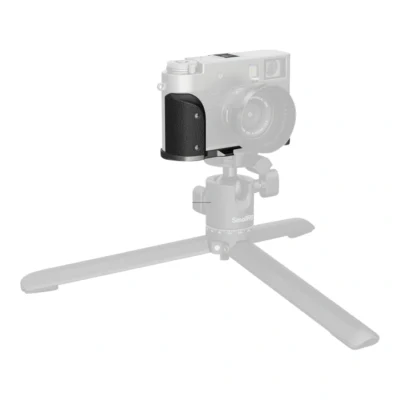SmallRig L-Shaped Mount Plate with Silicone Handle for Fujifilm X half - Charcoal Silver