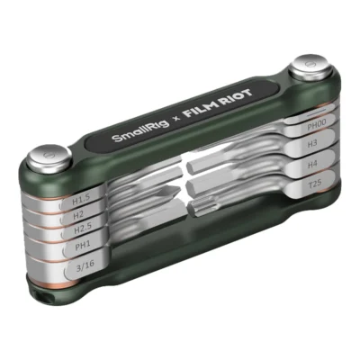 SmallRig x FILM RIOT 10-in-1 Folding Wrench Set with Multiple Angle Positioning - Green