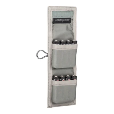 Think Tank AA Battery Holder (Wallet holds: 8 AA or 16 AAA batteries) Grey