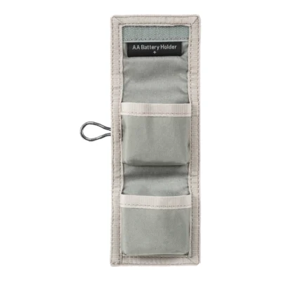 Think Tank AA Battery Holder (Wallet holds: 8 AA or 16 AAA batteries) Grey