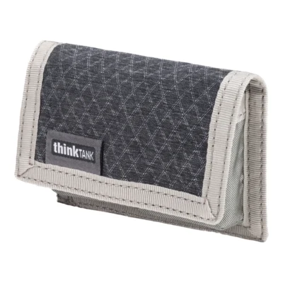 Think Tank Battery Holder 2 (Wallet 2 standard DSLR or Mirrorless Batteries) Grey
