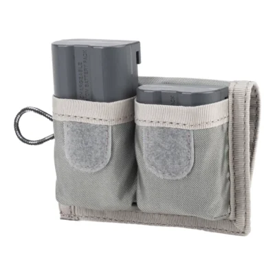 Think Tank Battery Holder 2 (Wallet 2 standard DSLR or Mirrorless Batteries) Grey