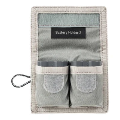 Think Tank Battery Holder 2 (Wallet 2 standard DSLR or Mirrorless Batteries) Grey
