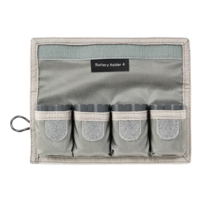 Think Tank Battery Holder 4 (Wallet 4 standard DSLR or Mirrorless Batteries) Grey