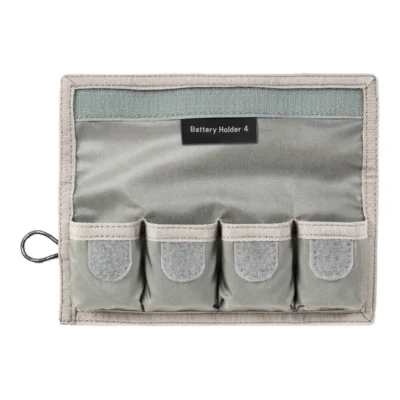 Think Tank Battery Holder 4 (Wallet 4 standard DSLR or Mirrorless Batteries) Grey