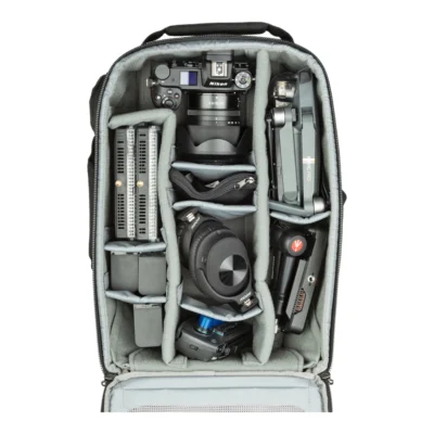 Think Tank Essentials Convertible Rolling Backpack, Black