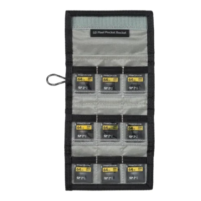 Think Tank Pixel Pocket Rocket (Holds 9 SD/CFexpress) - Slate Black