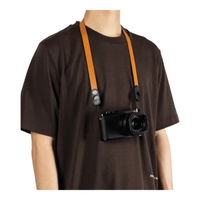Peak Design Form Leather Camera Strap Neck Amber