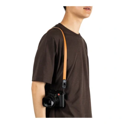 Peak Design Form Leather Camera Strap Neck Amber